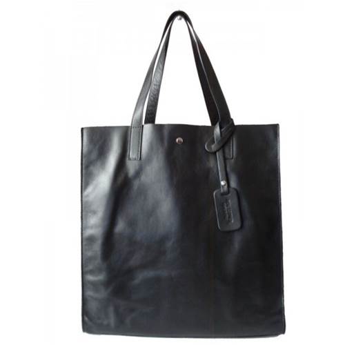 Bolsos Vera Pelle Shopper Bag Genuine Leather A4