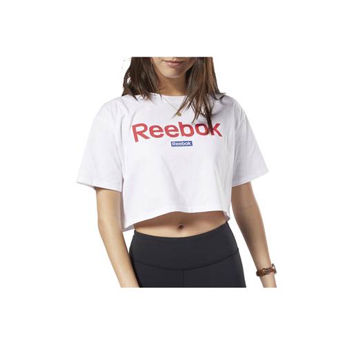 Camiseta Reebok Linear Logo Crop Tee