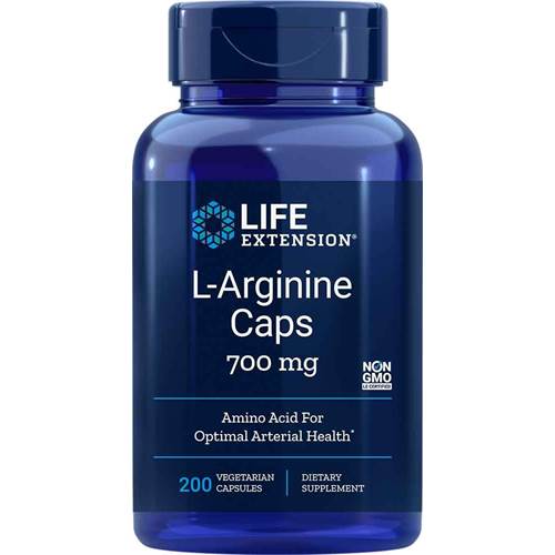 Suplementos dietéticos Life Extension L Arginine Caps