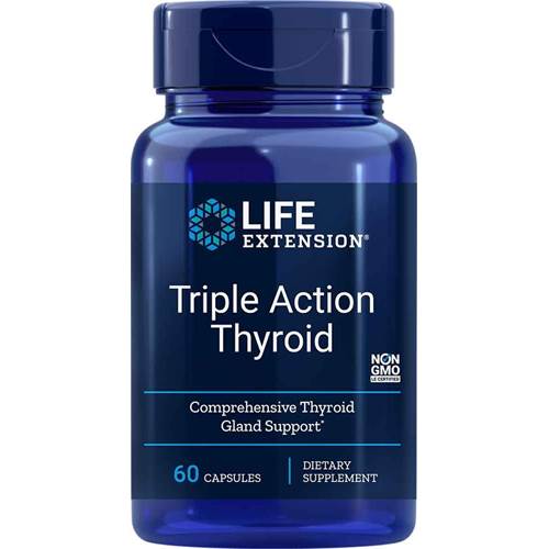 Suplementos dietéticos Life Extension Triple Action Thyroid