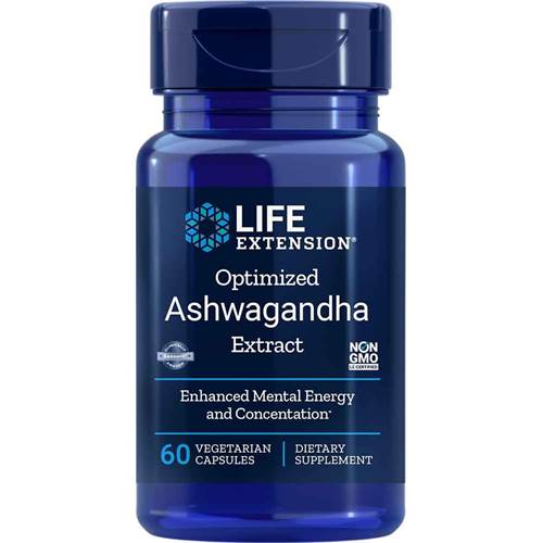 Suplementos dietéticos Life Extension Optimized Ashwagandha Extract