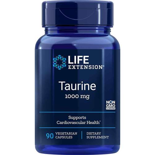 Suplementos dietéticos Life Extension Taurine