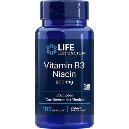 Suplementos dietéticos Life Extension Vitamin B3 Niacin