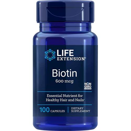 Suplementos dietéticos Life Extension Biotin
