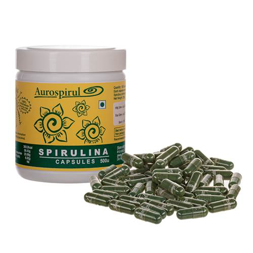 Suplementos dietéticos Aurospirul Spirulina