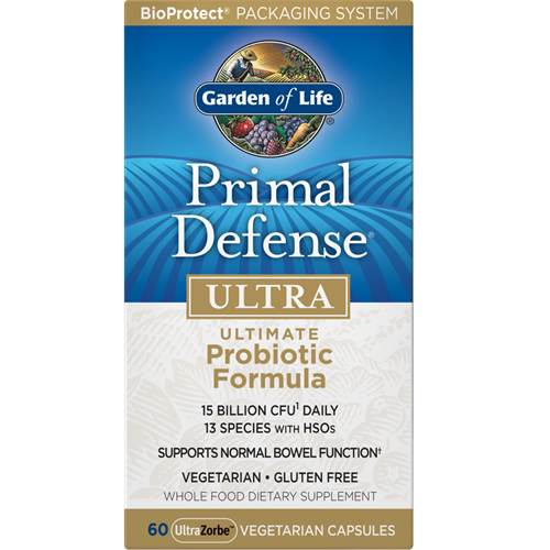 Suplementos dietéticos Garden of Life Primal Defense Ultra Probiotic Formula