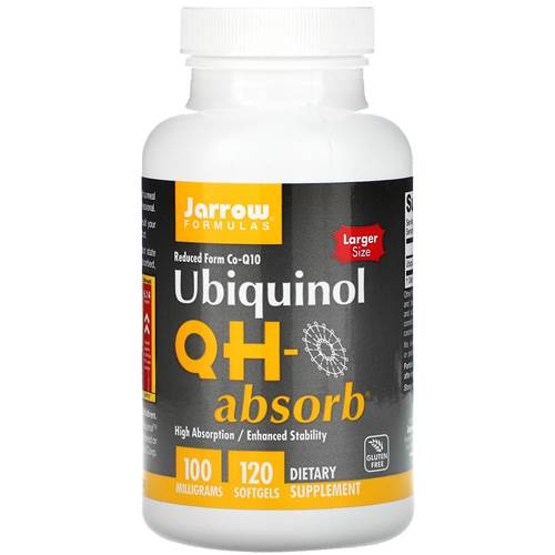 Suplementos dietéticos Jarrow Formulas Ubiquinol Qh Absorb 100 Mg